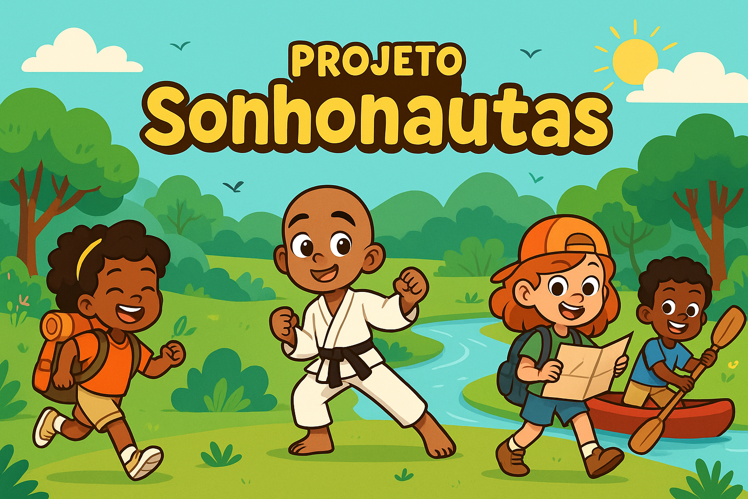 Projeto Sonhonautas leva literatura e esporte a escolas e comunidades